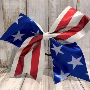 4th of July cheer bow